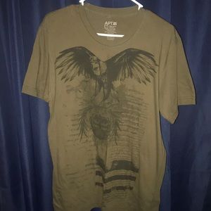 Men’s Green logo T-shirt